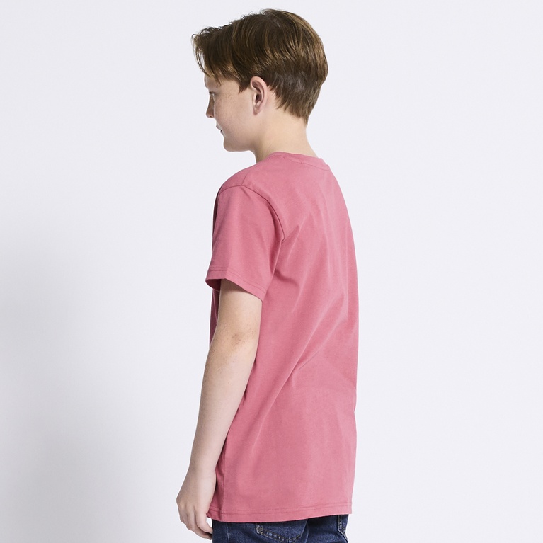 Printed tee "Thomas star" Soft red